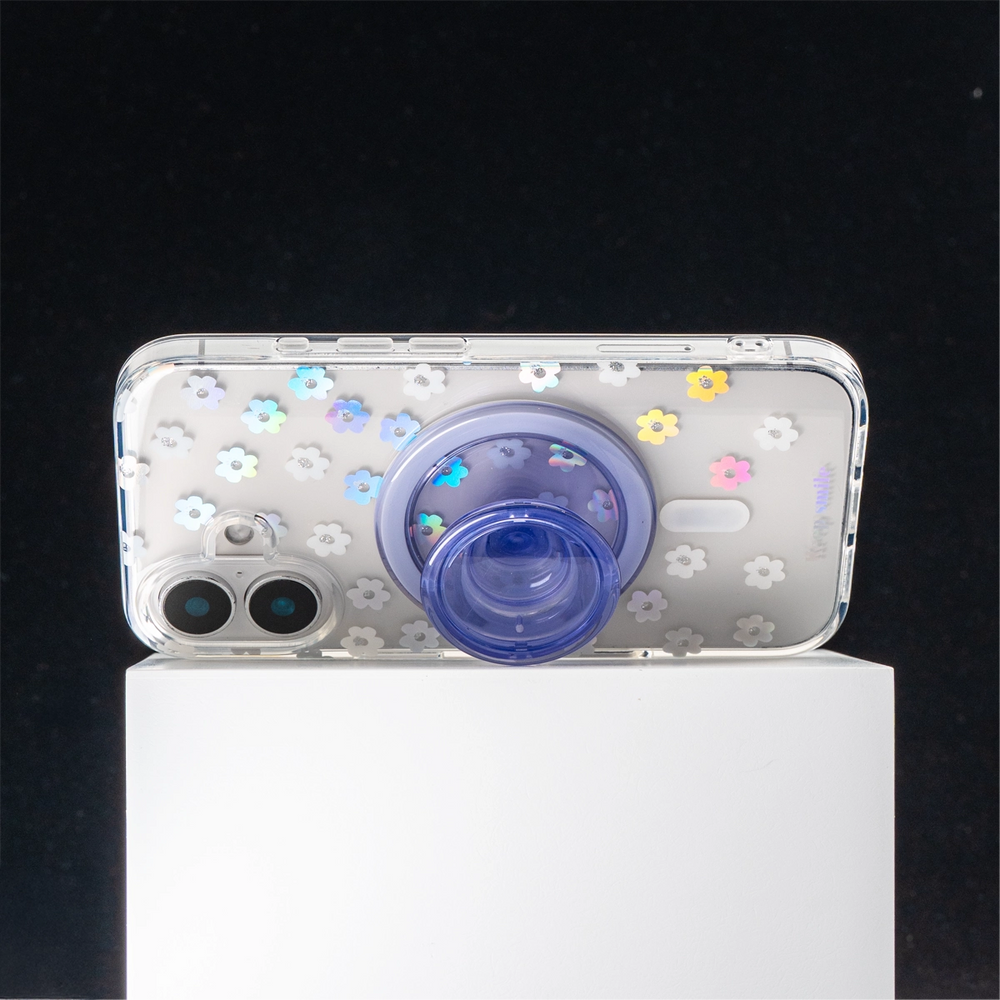 Laser Bloom | Flower MagSafe Phone Case Grip Set