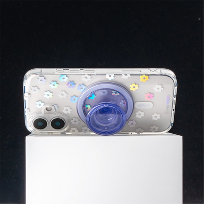 Laser Bloom | Flower MagSafe Phone Case Grip Set