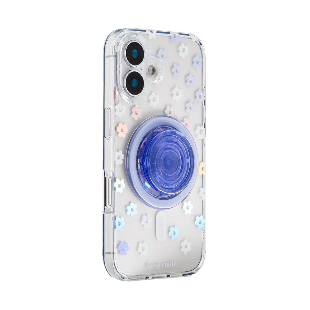 Laser Bloom | Flower MagSafe Phone Case Grip Set