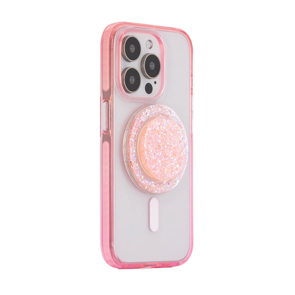 GlitzEdge | Pink MagSafe Phone Case Grip Set