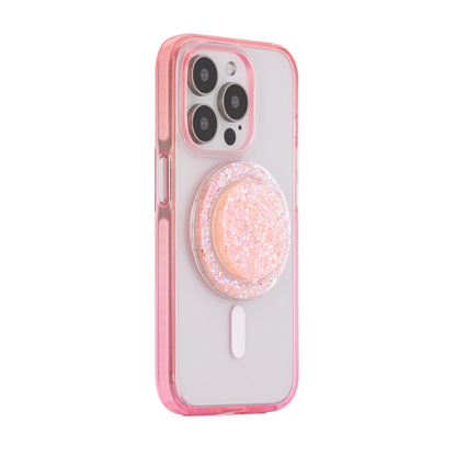 GlitzEdge | Pink MagSafe Phone Case Grip Set