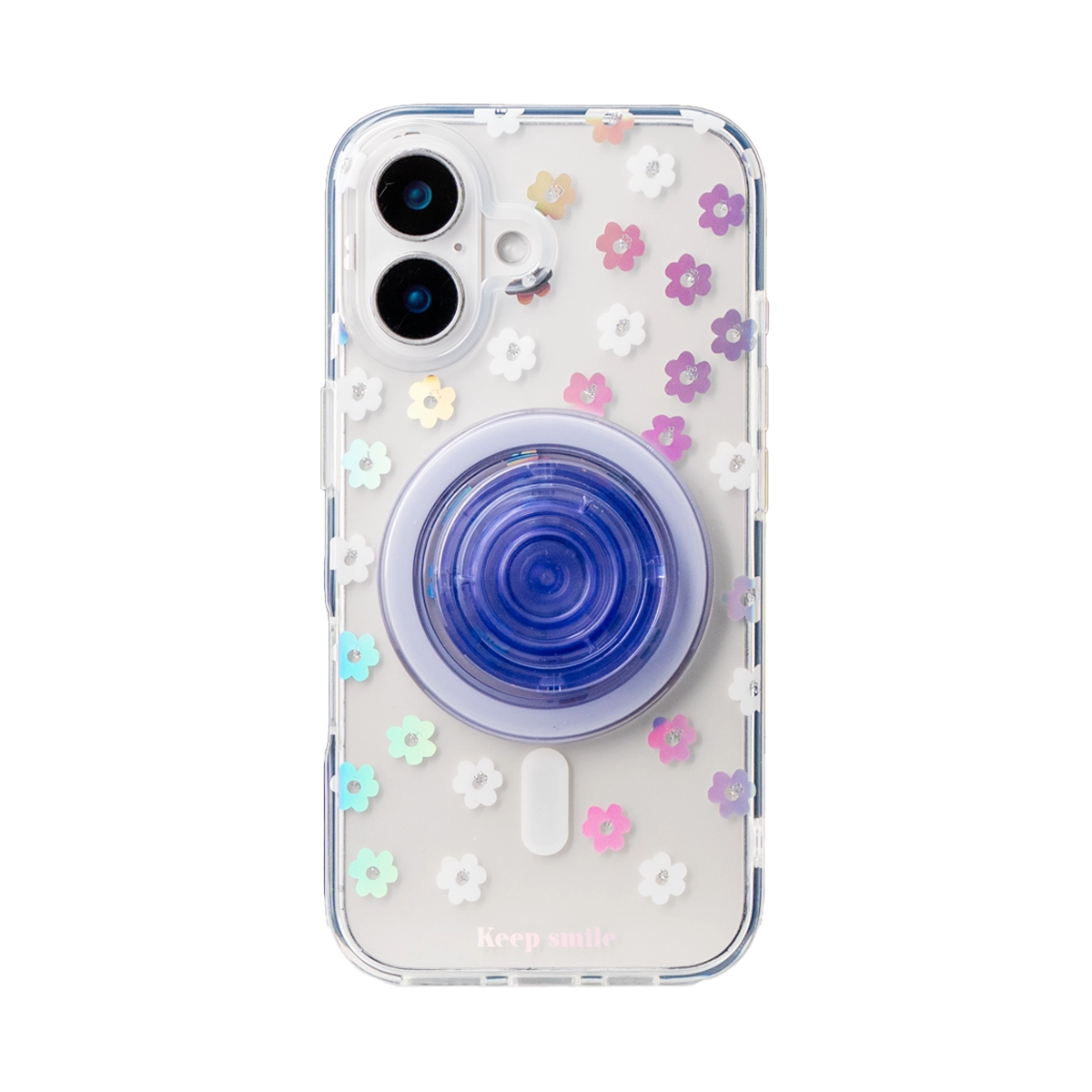Laser Bloom | Flower MagSafe Phone Case Grip Set
