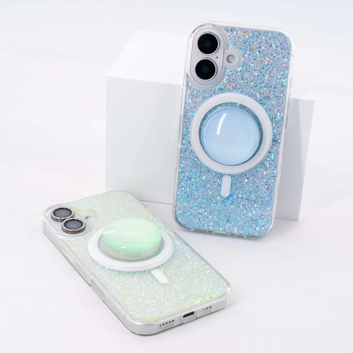 JELLYTONE | Blue MagSafe Phone Case Grip Set