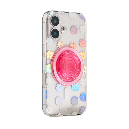 Laser Bloom | Flower MagSafe Phone Case Grip Set