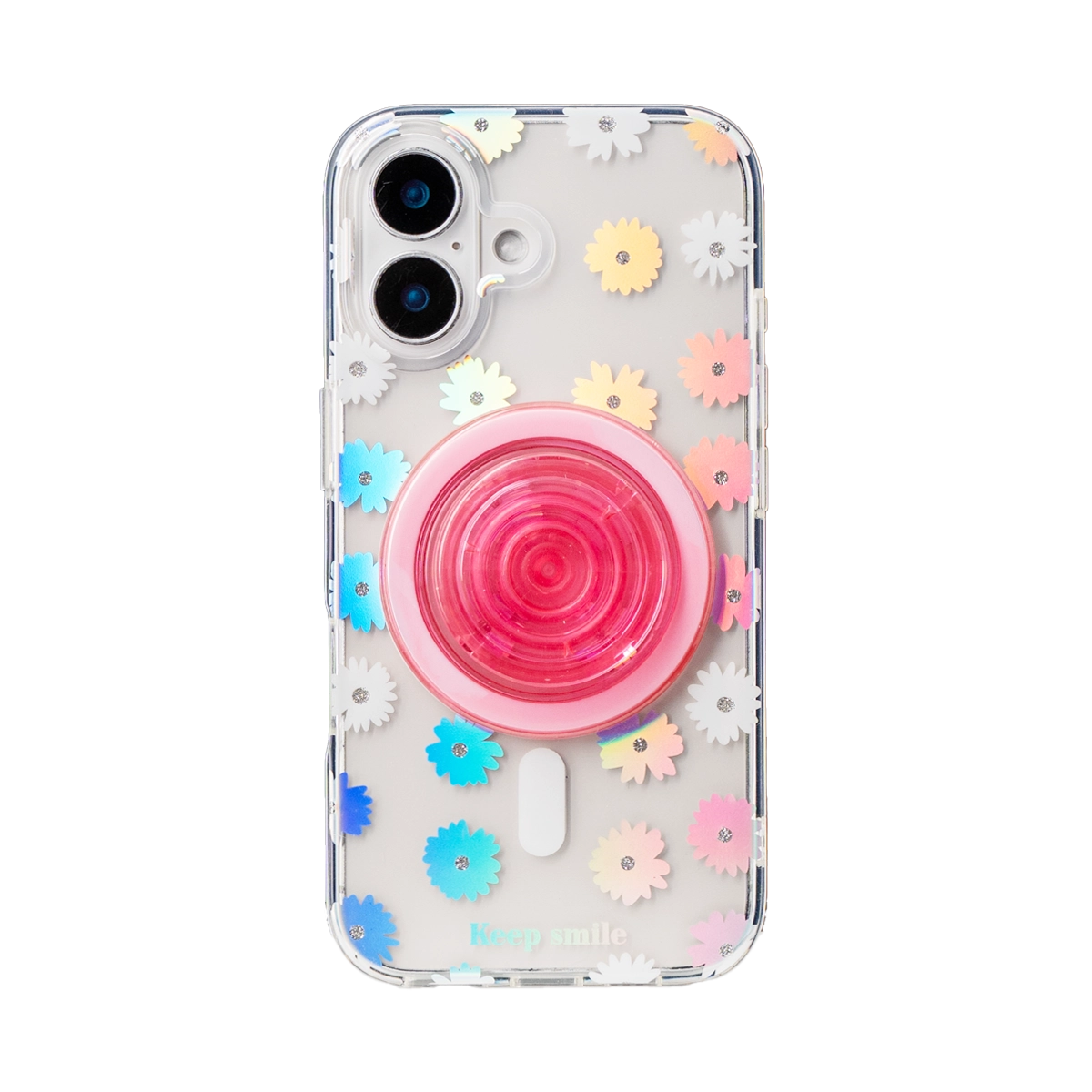 Laser Bloom | Flower MagSafe Phone Case Grip Set