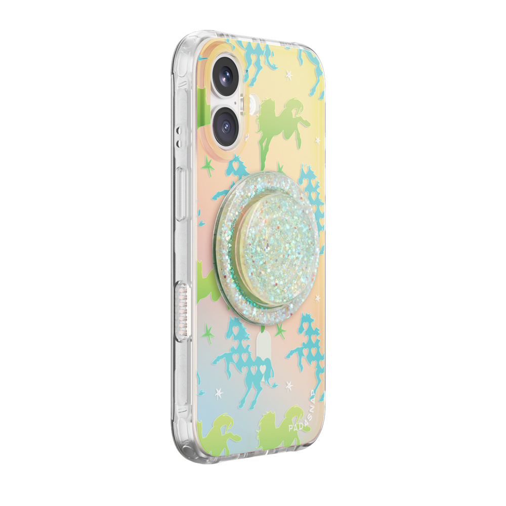 Pony Hugs Green MagSafe Phone Case Grip Set