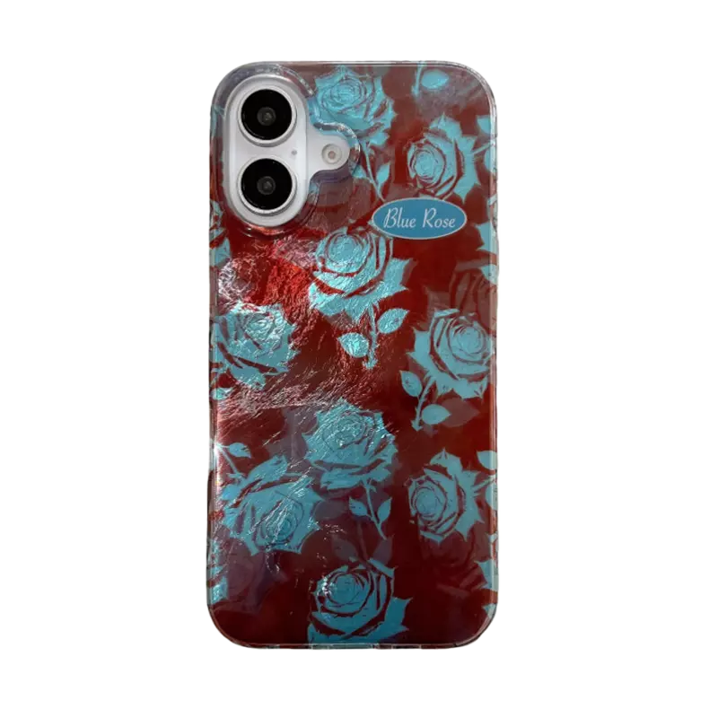 Blue Rose Phone Case Charms Set