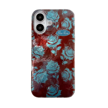 Blue Rose Phone Case Charms Set