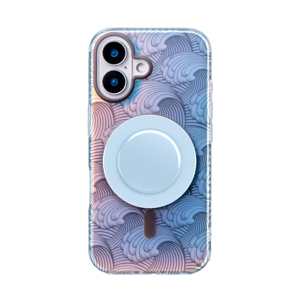 Sea Vibe | Gray MagSafe Phone Case Grip Set