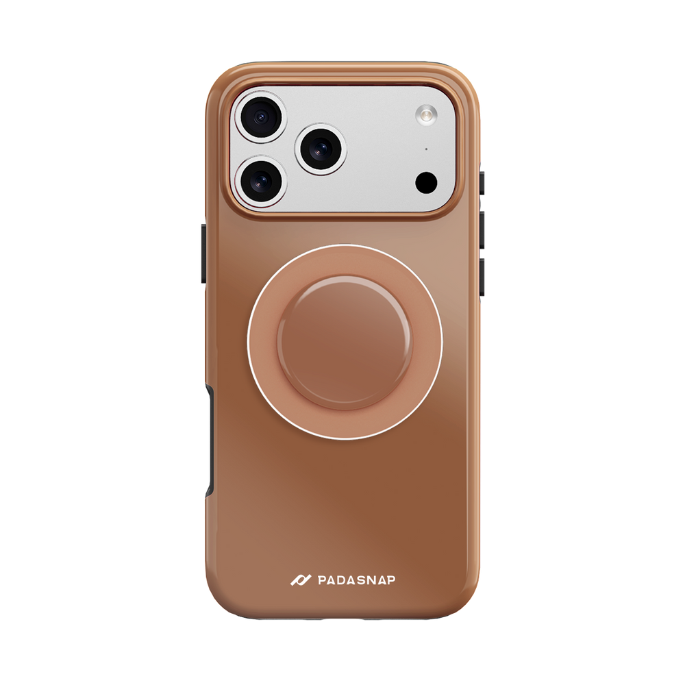 MonoTone | Orange Brown MagSafe Phone Case Grip Set