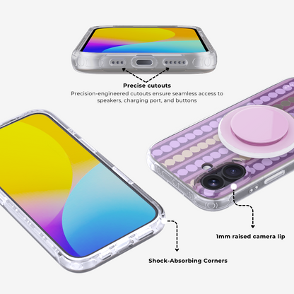 Gilded Age | Purple MagSafe Phone Case Grip Set