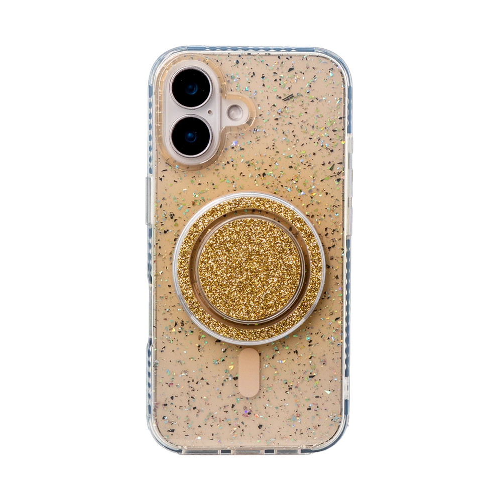 Gradient Glitter | Translucent MagSafe Phone Case Grip Set