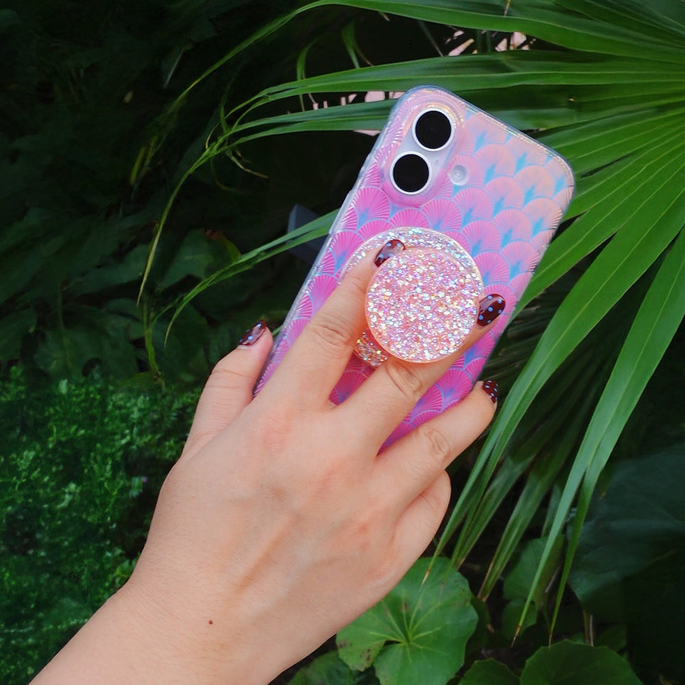 Starwave Shell | Pink MagSafe Phone Case Grip Set