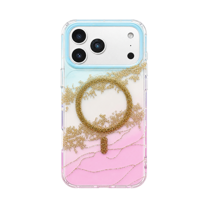 Gilded Gradient Clear MagSafe Phone Case