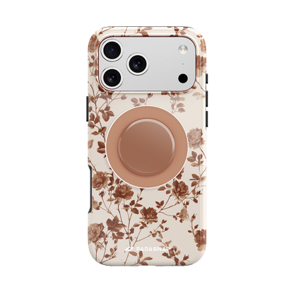 Rose Latte MagSafe Phone Case Grip Set
