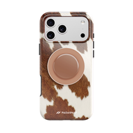 Cow Print MagSafe Phone Case Grip Set