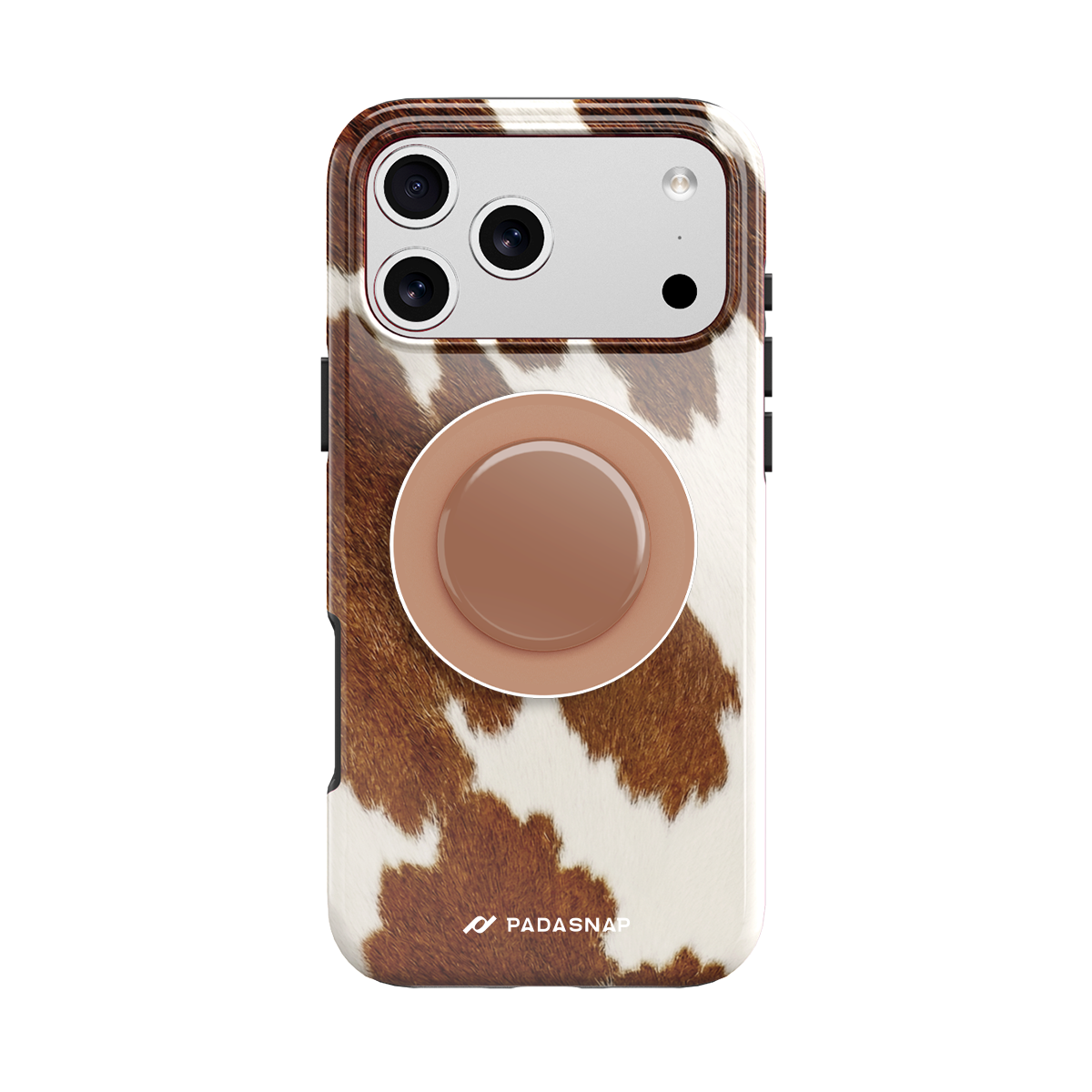 Cow Print MagSafe Phone Case Grip Set