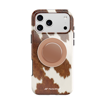 Cow Print MagSafe Phone Case Grip Set
