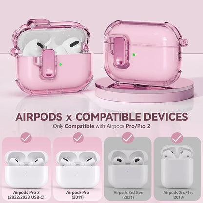 Automatic Pop-up Cover Clear Airpods Case