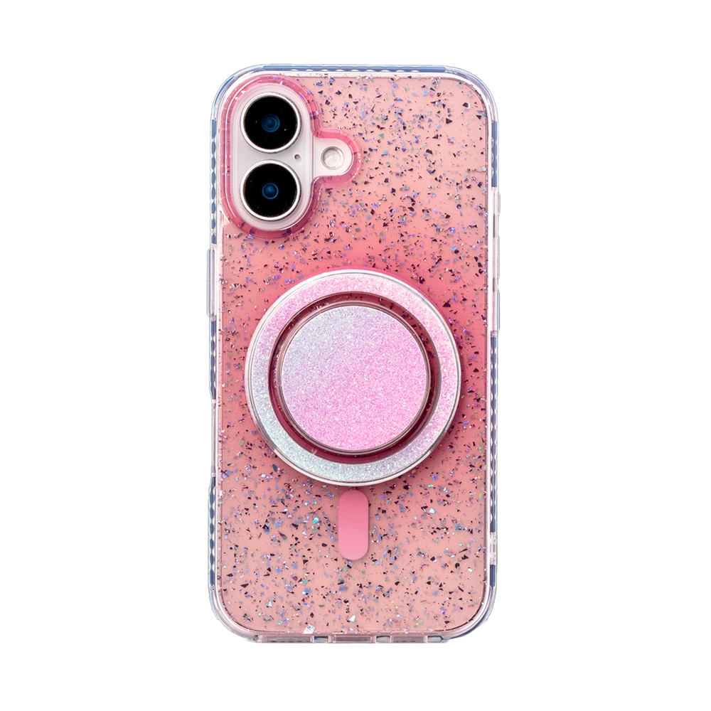 Gradient Glitter | Translucent MagSafe Phone Case Grip Set