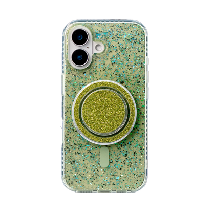 Gradient Glitter | Translucent MagSafe Phone Case Grip Set