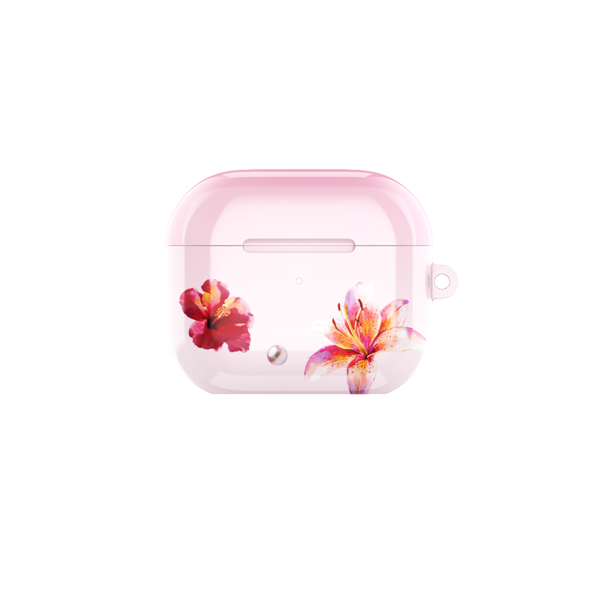 GlamFlora Pink Airpods Case