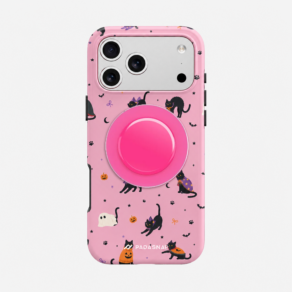Witchy Kitty MagSafe Phone Case Grip Set