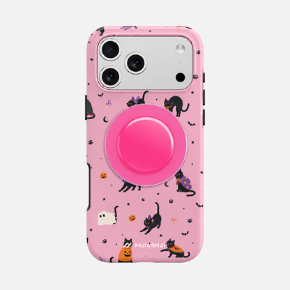 Witchy Kitty MagSafe Phone Case Grip Set