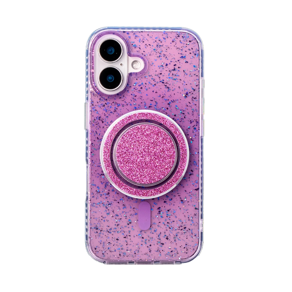 Gradient Glitter | Translucent MagSafe Phone Case Grip Set