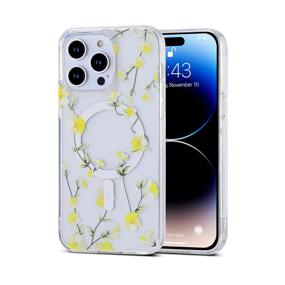 Flower Day | Clear MagSafe Phone Case