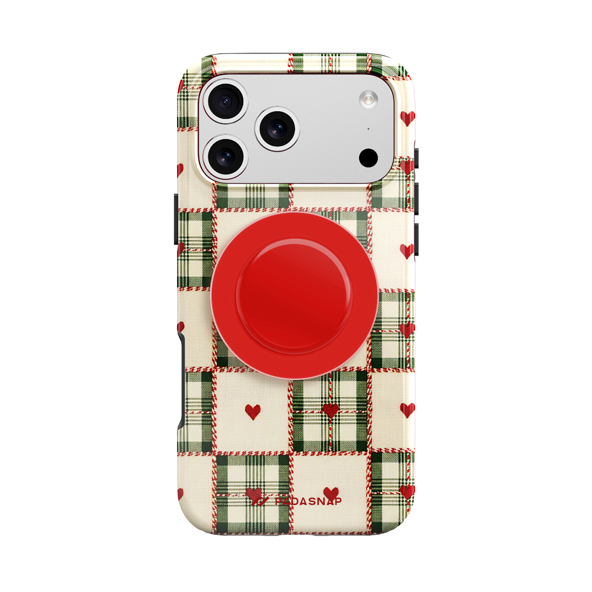 Festive Linen Christmas | MagSafe Phone Case Grip Set