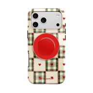 Festive Linen Christmas | MagSafe Phone Case Grip Set