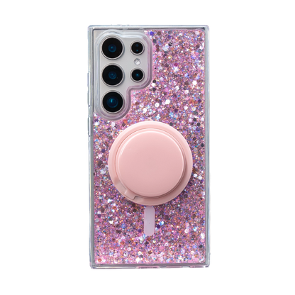 Glitter MagSafe Phone Case Grip Set For Samsung