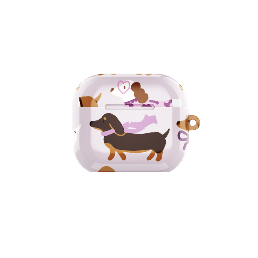 EverTail Love Dachshund Airpods Case