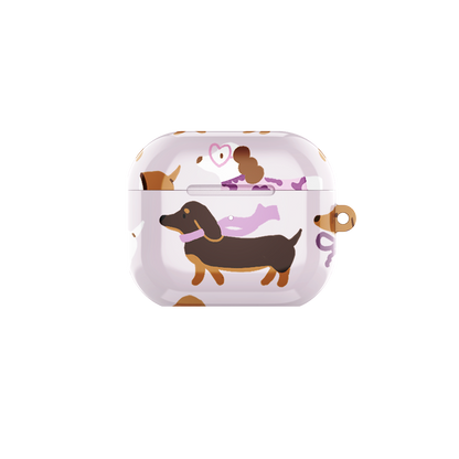 EverTail Love Dachshund Airpods Case