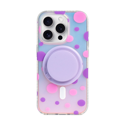 Opalescent Polka Dot | MagSafe Phone Case Grip Set