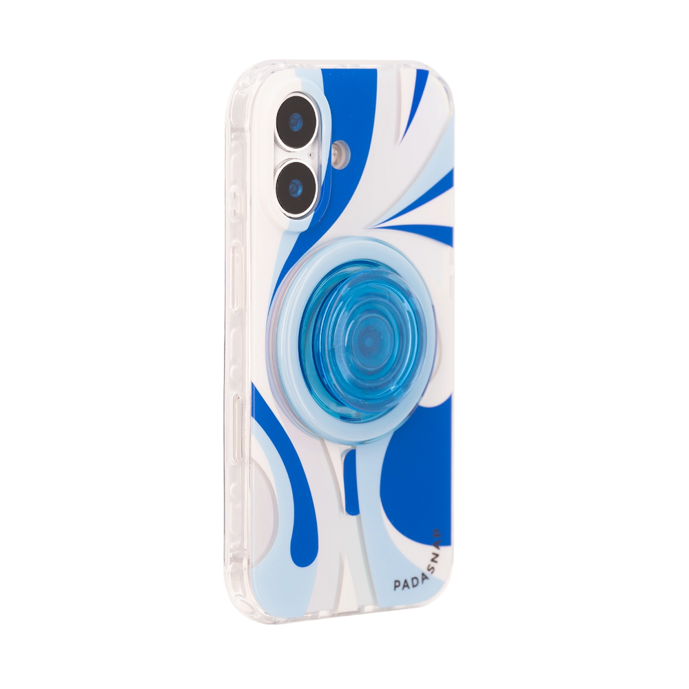 Luminous Strokes | Blue MagSafe Phone Case Grip Set