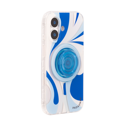 Luminous Strokes | Blue MagSafe Phone Case Grip Set