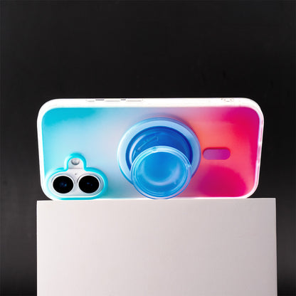 Neon Vibes｜Gradient Yellow Frosted MagSafe Phone Case Grip Set