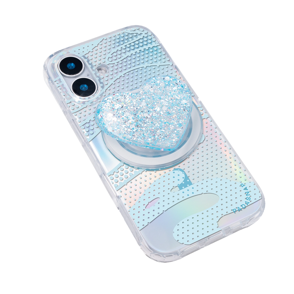 GeoFlow | Blue MagSafe Phone Case Grip Set
