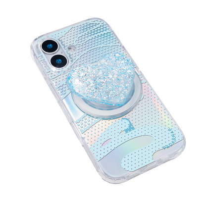 GeoFlow | Blue MagSafe Phone Case Grip Set