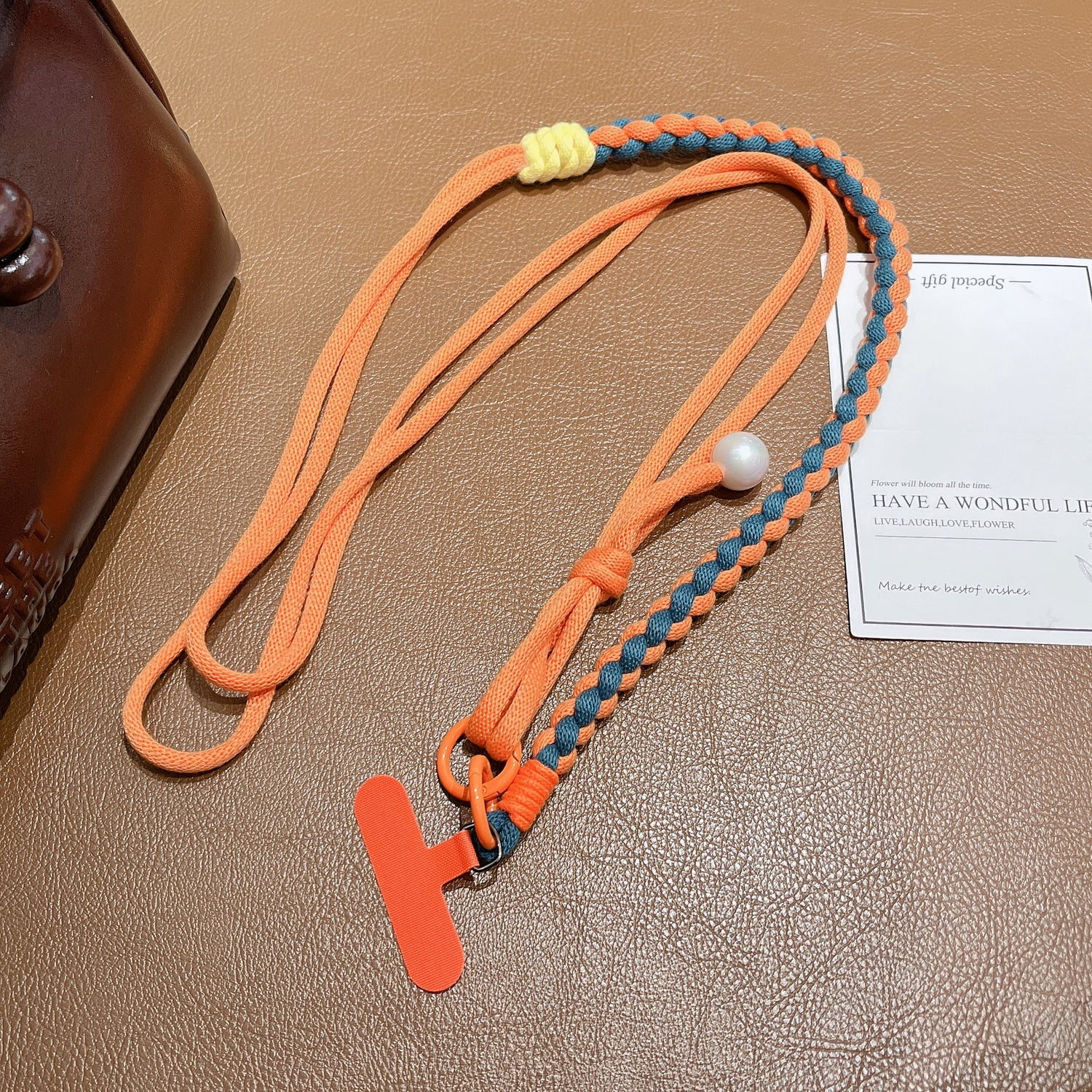 PEARL WEAVE | Crossbody Phone Charm