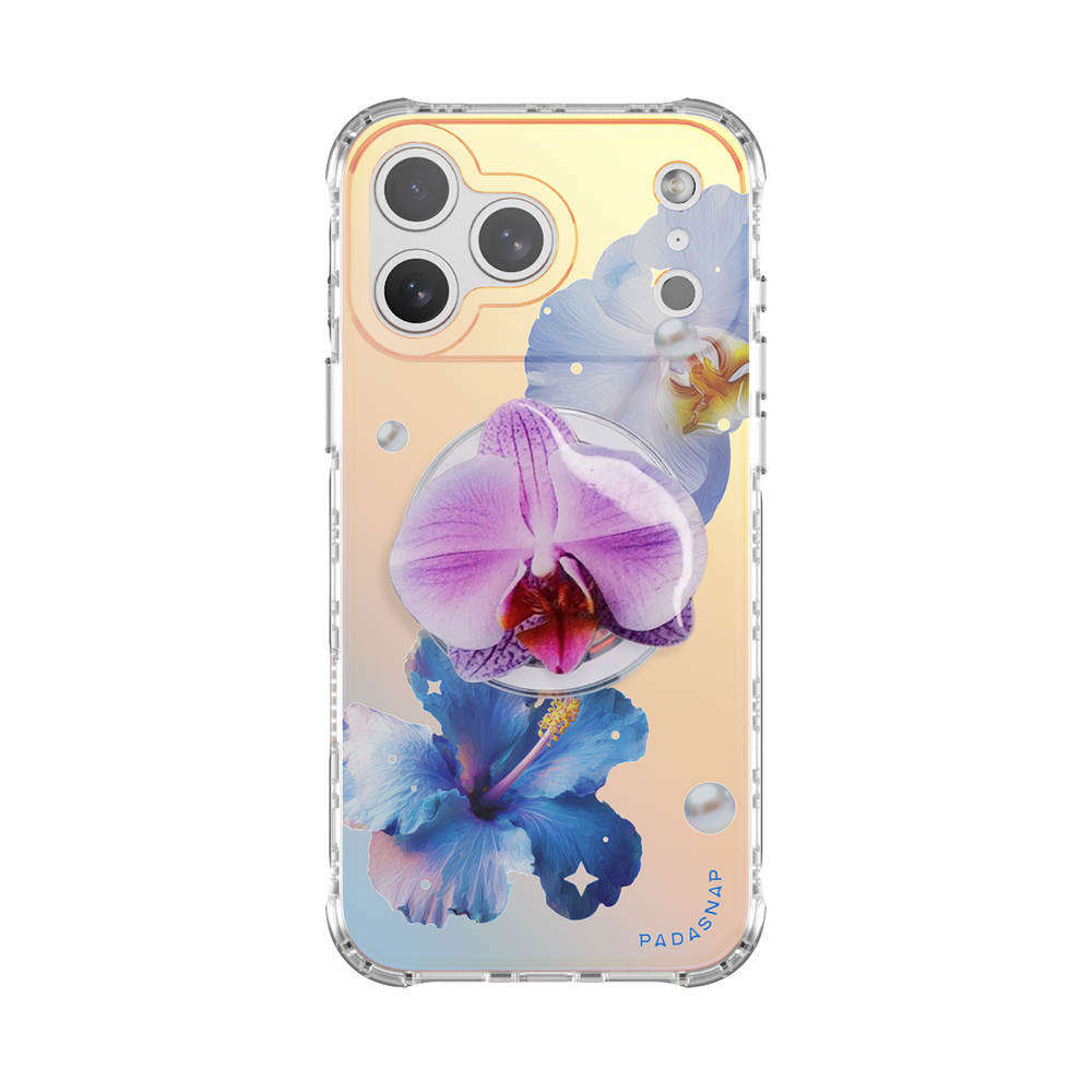 GlamFlora | Blue MagSafe Phone Case Grip Set