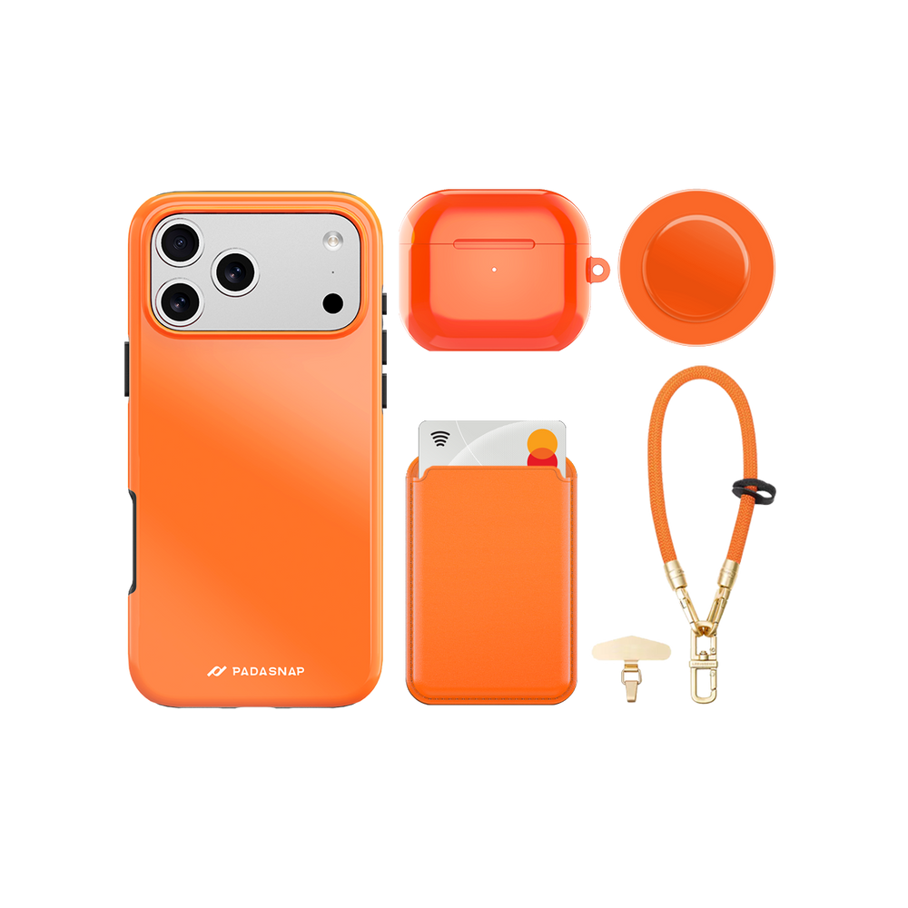 MonoTone Orange iPhone Bundle Set