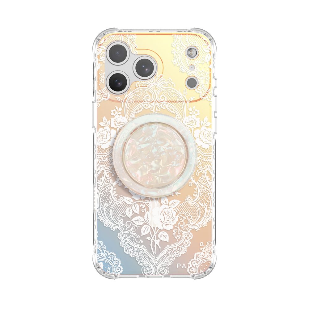 Gilded Rose Weave MagSafe Phone Case Grip Set