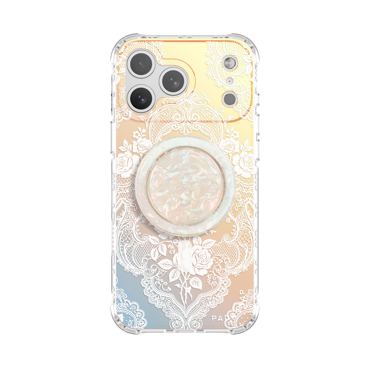 Gilded Rose Weave MagSafe Phone Case Grip Set