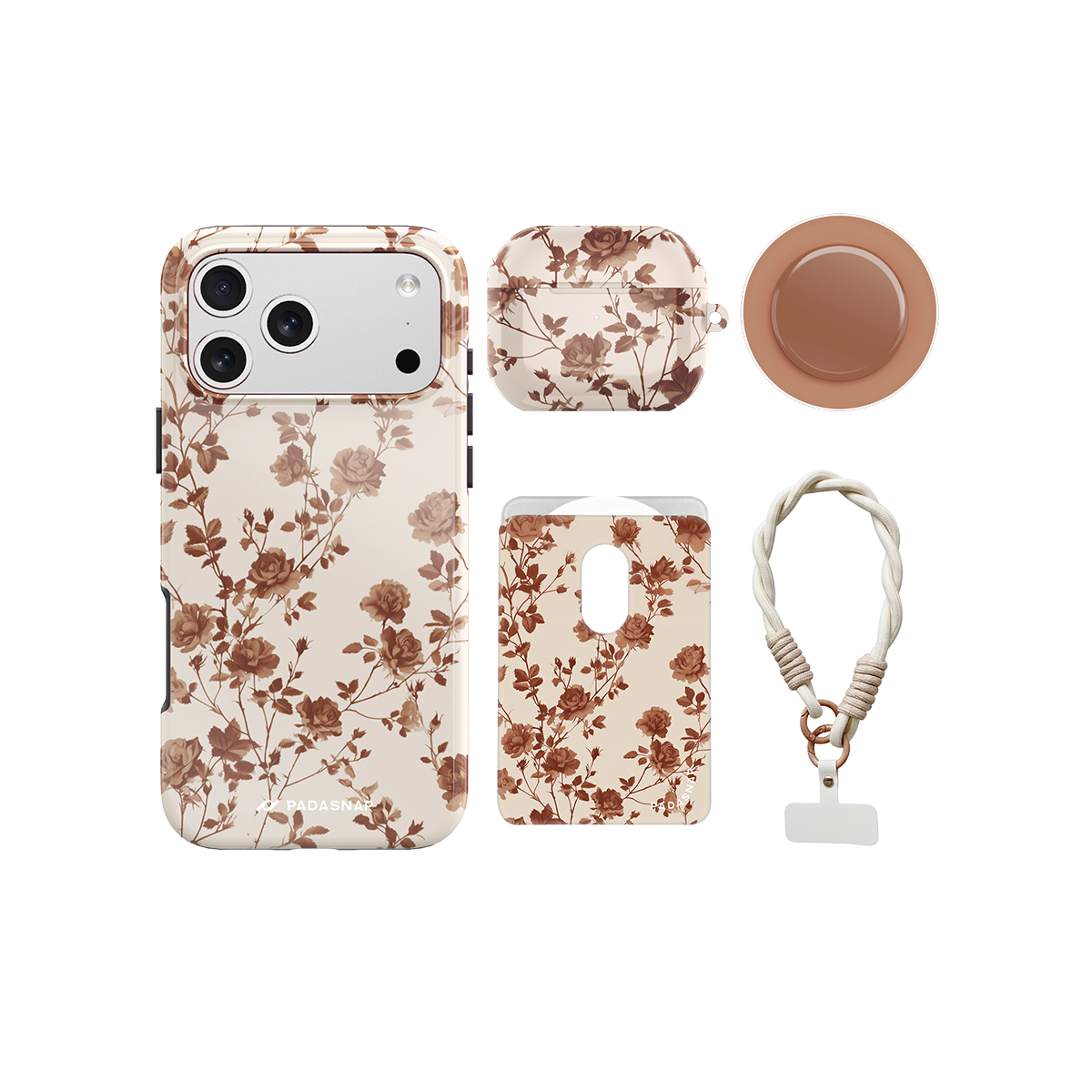 Rose Latte iPhone Bundle Set