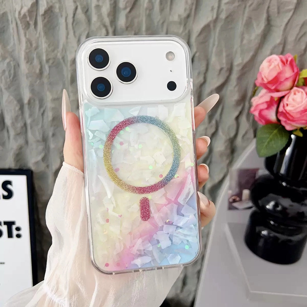 Opaline｜White MagSafe Phone Case Grip Set