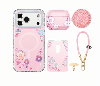 Holo-Sakura MagSafe Phone Case Bundle Set
