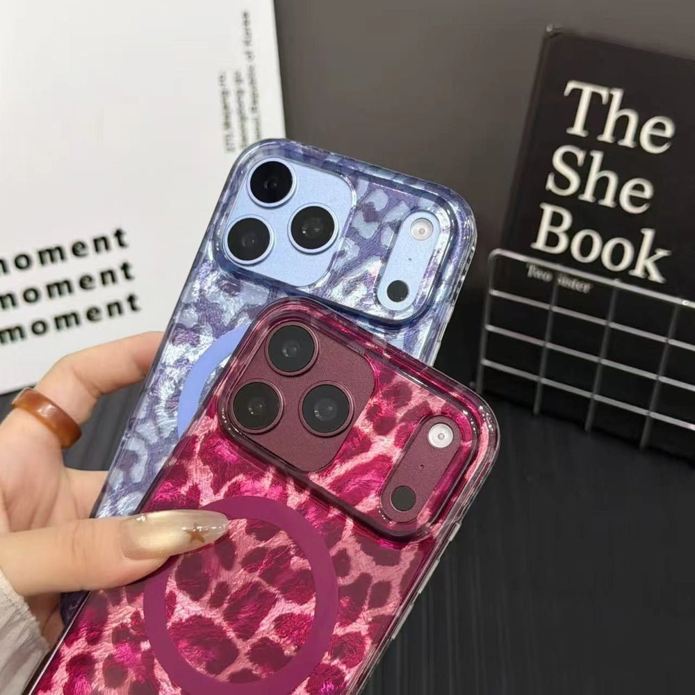 Wild Lilac Leopard MagSafe Phone Case